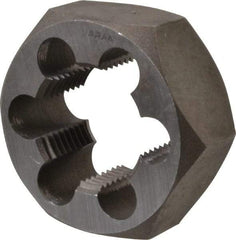 Interstate - 1-11 BSPP Thread, Hex Pipe Die - 2-3/8" Outside Diam, Carbon Steel - Exact Industrial Supply