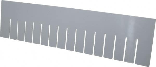 Quantum Storage - 22.4" Wide x 6" High, Gray Bin Divider - Use with DG93060 - Makers Industrial Supply