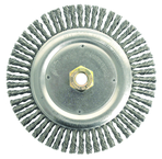 7 x 5/8-11" - .020 Wire Size - Steel Dually Weld Cleaning Brush - Makers Industrial Supply