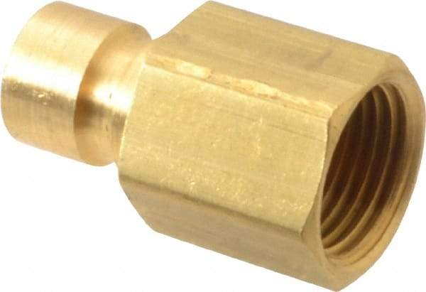 Coilhose Pneumatics - 3/8-18" NPT, 3/8" Body Diam, Coolant & Fluid Line Female Connectors - Brass - Makers Industrial Supply