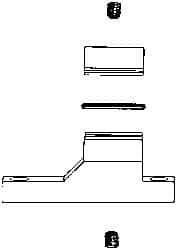 Coilhose Pneumatics - Filter Wall Mount Connecting Clamp Kit - Includes 1 Wall Mount, 1 Connecting Clamp, 2-Set Screws, 1 O-Ring & 1 Allen Wrench, For Use with Coilhose 27 Series & Filter/Regulator Combination Units - Makers Industrial Supply