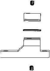 Coilhose Pneumatics - Filter Wall Mount Connecting Clamp Kit - Includes 1 Wall Mount, 1 Connecting Clamp, 2-Set Screws, 1 O-Ring & 1 Allen Wrench, For Use with Coilhose 27 Series & Filter/Regulator Combination Units - Makers Industrial Supply