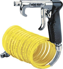 Coilhose Pneumatics - 1/4" ID Pistol Grip Blow Gun - 15' Long Hose - Makers Industrial Supply