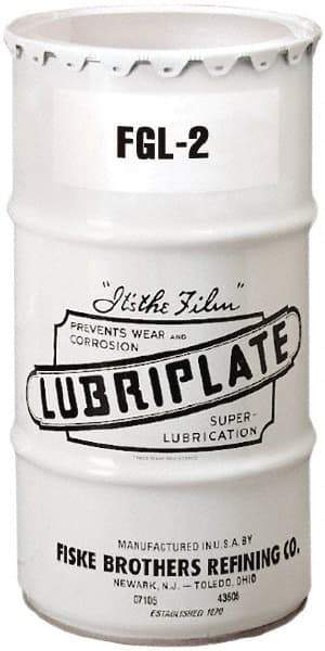 Lubriplate - 120 Lb Drum Aluminum General Purpose Grease - White, Food Grade, 400°F Max Temp, NLGIG 2, - Makers Industrial Supply