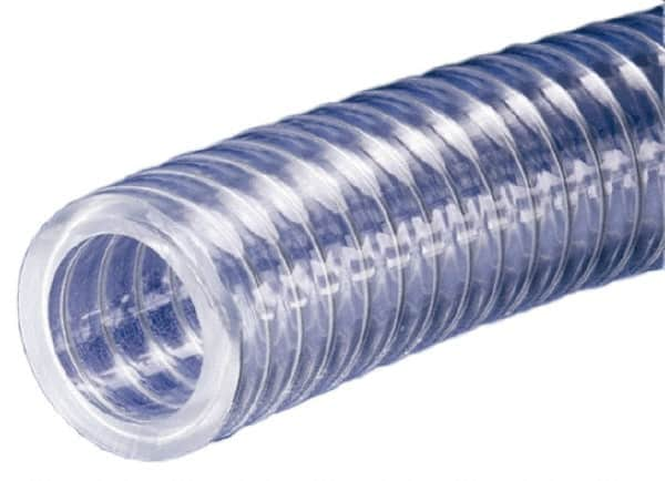 Kuriyama of America - 1-1/2" ID x 2" OD, 50' Long, PVC Tube - Clear, 100 Max psi - Makers Industrial Supply