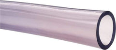 Made in USA - 1-1/2" ID x 2" OD, 1/4" Wall Thickness, Cut to Length (50' Standard Length) PVC Tube - Clear, 40 Max psi, 68 Shore A Hardness - Makers Industrial Supply