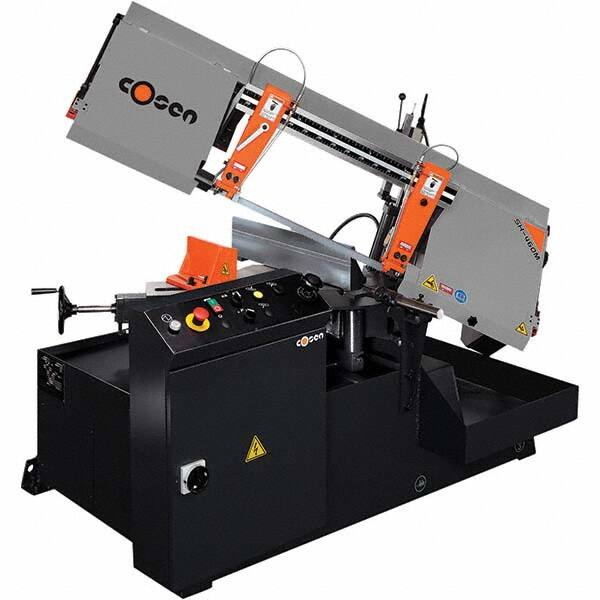 Cosen - Horizontal Bandsaws Machine Style: Semi-Automatic Drive Type: Step Pulley - Makers Industrial Supply