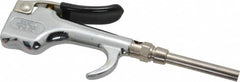 Coilhose Pneumatics - Safety Extension Tube Thumb Lever Blow Gun - 1/4 NPT, 3" Tube Length - Makers Industrial Supply