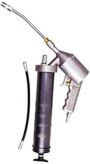 PRO-LUBE - 4,800 Max psi, Flexible Air-Operated Grease Gun - 14 oz Capacity, 1/8 Thread Outlet - Makers Industrial Supply