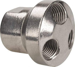 Coilhose Pneumatics - 3/8" ID, Air Hose Manifold - Aluminum - Makers Industrial Supply