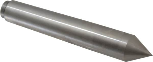 Riten - 1.078" Head Diam, Hardened Tool Steel Standard Point Solid Dead Center - B&S 9 Brown & Sharpe Taper, 1.078" Point Diam, 6-1/2" OAL - Makers Industrial Supply