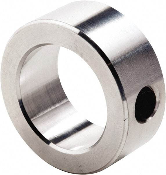 Climax Metal Products - 3" Bore, Aluminum, Set Screw Shaft Collar - 4" Outside Diam, 1-1/8" Wide - Makers Industrial Supply