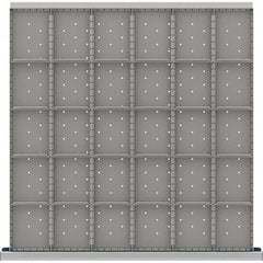 LISTA - 30-Compartment Drawer Divider Layout for 3.15" High Drawers - Makers Industrial Supply