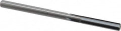 Hertel - 0.155" Solid Carbide 4 Flute Chucking Reamer - Straight Flute, 0.155" Straight Shank, 3/4" Flute Length, 2-1/2" OAL - Makers Industrial Supply