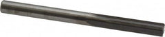 Hertel - 1/4" Solid Carbide 4 Flute Chucking Reamer - Straight Flute, 1/4" Straight Shank, 1" Flute Length, 3" OAL - Makers Industrial Supply