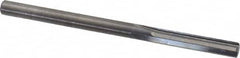 Hertel - #10 Solid Carbide 4 Flute Chucking Reamer - Straight Flute, Straight Shank, 1" Flute Length, 3" OAL - Makers Industrial Supply