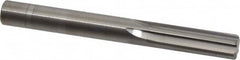 Hertel - Letter V Solid Carbide 6 Flute Chucking Reamer - Straight Flute, Straight Shank, 1-1/4" Flute Length, 3-1/2" OAL - Makers Industrial Supply