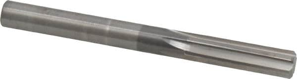 Hertel - 8mm Solid Carbide 6 Flute Chucking Reamer - Straight Flute, Straight Shank, 1-1/8" Flute Length, 3-1/4" OAL - Makers Industrial Supply