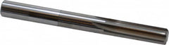 Hertel - 9mm Solid Carbide 6 Flute Chucking Reamer - Straight Flute, Straight Shank, 1-1/4" Flute Length, 3-1/2" OAL - Makers Industrial Supply