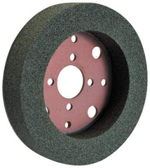 Norton - 6" Diam, 4" Hole Size, 1-1/4" Overall Thickness, 60 Grit, Type 2 Tool & Cutter Grinding Wheel - Medium Grade, Silicon Carbide, I Hardness, Vitrified Bond, 3,600 RPM - Makers Industrial Supply