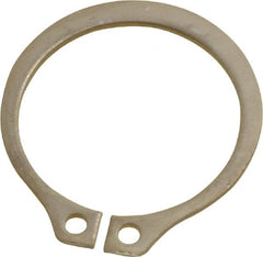 Rotor Clip - 13/16" Shaft Diam, 0.762" Groove Diam, Stainless Steel External SH Style Retaining Ring - Makers Industrial Supply