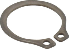 Rotor Clip - 10.46mm Groove Diam, 7/16" Shaft Diam, Passivated Stainless Steel, Snap External Retaining Rings - 0.029" Groove Width, 0.013" Groove Depth, 0.025" Ring Thickness, Grade 15-7 Grade 632 - Makers Industrial Supply