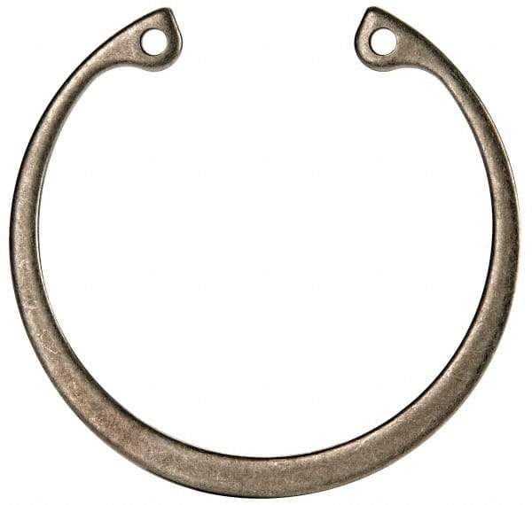 Rotor Clip - 0.062" Thick, Passivated Finish, Stainless Steel Snap Internal Retaining Ring - 0.068" Groove Width, 0.057" Groove Depth, 1.989" Groove Diam, Grade 15-7 Grade 632 - Makers Industrial Supply