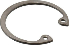 Rotor Clip - 0.042" Thick, Passivated Finish, Stainless Steel Snap Internal Retaining Ring - 0.046" Groove Width, 0.028" Groove Depth, 0.931" Groove Diam, Grade 15-7 Grade 632 - Makers Industrial Supply