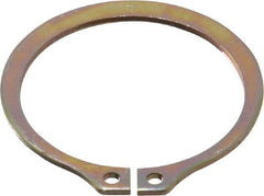 Rotor Clip - 32.79mm Groove Diam, 1-3/8" Shaft Diam, Cadmium-Plated Steel, Snap External Retaining Rings - 0.056" Groove Width, 0.042" Groove Depth, 0.05" Ring Thickness, Grade 1060-1090 - Makers Industrial Supply