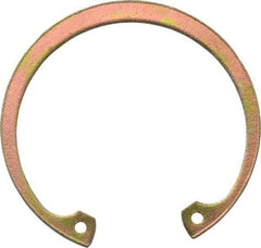 Rotor Clip - 0.062" Thick, Cadmium-Plated Finish, Steel Snap Internal Retaining Ring - 0.068" Groove Width, 0.054" Groove Depth, 1.858" Groove Diam, Grade 1060-1090 - Makers Industrial Supply