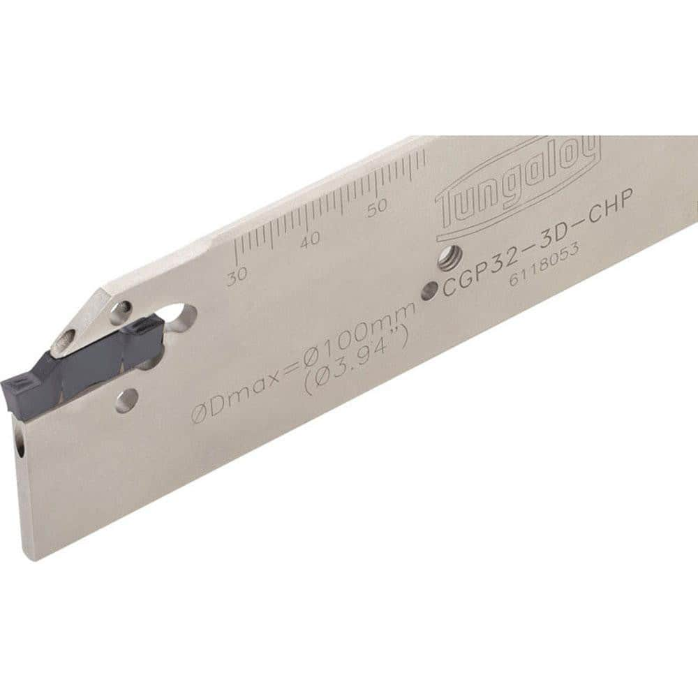 Indexable Cut-Off Blades; End Type: Double; Hand: Neutral; Blade Height (Decimal Inch): 1.2600; Blade Width (Decimal Inch): 0.2047; Blade Overall Length (Decimal Inch): 5.9060; Blade Overall Length (mm): 150.01; Blade Style: CGP; Compatible Insert Style: