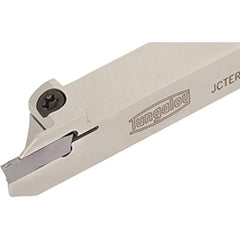 Indexable Grooving/Cut-Off Toolholders; Cutting Direction: Left Hand; Maximum Depth of Cut (mm): 11.50; Maximum Groove Width (mm): 1.40; Minimum Groove Width (mm): 1.40; Toolholder Style: JCTE; Tool Material: Steel; Insert Holding Method: Clamp; Compatibl