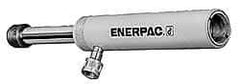 Enerpac - 50 Ton, 13.25" Stroke, 146.34 Cu In Oil Capacity, Portable Hydraulic Single Acting Cylinder - 11.04 Sq In Effective Area, 18.13" Lowered Ht., 31.38" Max Ht., 3.75" Cyl Bore Diam, 3.125" Plunger Rod Diam, 10,000 Max psi - Makers Industrial Supply