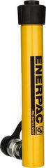 Enerpac - 5 Ton, 7" Stroke, 6.96 Cu In Oil Capacity, Portable Hydraulic Single Acting Cylinder - 0.99 Sq In Effective Area, 10.75" Lowered Ht., 17.75" Max Ht., 1.13" Cyl Bore Diam, 1" Plunger Rod Diam, 10,000 Max psi - Makers Industrial Supply