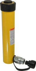 Enerpac - 10 Ton, 8" Stroke, 17.89 Cu In Oil Capacity, Portable Hydraulic Single Acting Cylinder - 2.24 Sq In Effective Area, 11.75" Lowered Ht., 19.75" Max Ht., 1.69" Cyl Bore Diam, 1.5" Plunger Rod Diam, 10,000 Max psi - Makers Industrial Supply