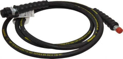 Enerpac - 1/4" Inside Diam x 3/8 NPT 10' Hydraulic Pump Hose - 10,000 psi, CH-604 Opposite End, Rubber - Makers Industrial Supply