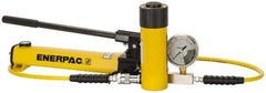 Enerpac - 25 Ton Capacity, Cylinder No. RC-256, Manual Hydraulic Pump & Cylinder Set - Pump No. P-392 - Makers Industrial Supply