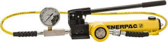 Enerpac - 20 Ton Capacity, Cylinder No. RCS-201, Manual Hydraulic Pump & Cylinder Set - Pump No. P-392 - Makers Industrial Supply