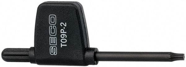 Seco - T9P Torx Plus Drive, Key and Driver for Indexable Tools - Compatible with Anvil Screws - Makers Industrial Supply