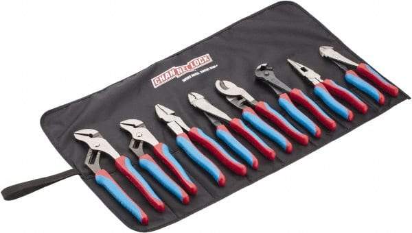 Channellock - 8 Piece Plier Set - Comes in Tool Roll - Makers Industrial Supply