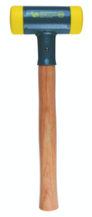 Dead Blow Recoilless Hammer -- 26 oz; Wood Handle; 1-5/8'' Head Diameter - Makers Industrial Supply