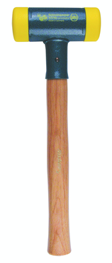 Dead Blow Recoilless Hammer -- 18 oz; Wood Handle; 1'' Head Diameter - Makers Industrial Supply
