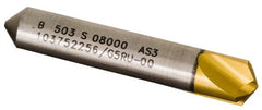 Kennametal - 15mm Body Diam, 118°, 44.5mm OAL, Solid Carbide Spotting Drill - Makers Industrial Supply