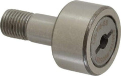 Accurate Bushing - 7/8" Roller Diam x 1/2" Width, 3/8" Stud Diam x 7/8" Length, Stud Cam Follower - Stainless Steel, 3/8" Thread Length, 3/8-24 Thread, 1-3/8" OAL, 1,245 Lb Dynamic Cap - Makers Industrial Supply