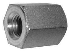 Made in USA - M12x1.75 Metric Coarse, 1-1/2" OAL Stainless Steel Standard Coupling Nut - 5/8" Width Across Flats - Makers Industrial Supply