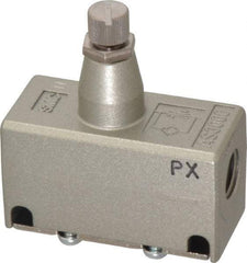 SMC PNEUMATICS - 1/4" Male NPT x 1/4" Female NPT Flow & Speed Control Valve - Inline Type - Makers Industrial Supply