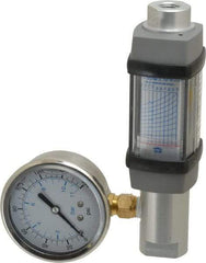 Hedland - 1/4" NPTF Port Compressed Air & Gas Flowmeter - 600 Max psi, 5 SCFM, Anodized Aluminum - Makers Industrial Supply