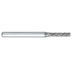 ‎SM-41 -3mm × 8mm LOC × 6mm Shank × 50mm OAL 12 Degree Included Angle Carbide Medium Tough Cut Burr - Makers Industrial Supply