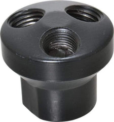 Value Collection - 1/4" Inlet, 1/4" Outlet Manifold - 1-1/2" Long x 1-1/2" Wide 1-1/2" High, 5/8" Mount Hole, 1 Inlet Port, 3 Outlet Ports - Makers Industrial Supply