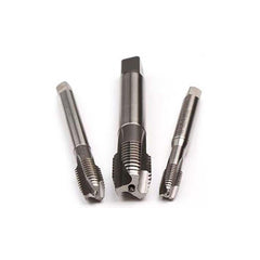 Spiral Point Tap: 5/8-24, UNEF, Plug, 2B, Cobalt, Bright Finish 100 mm OAL, Right Hand, D8, Series C0208900